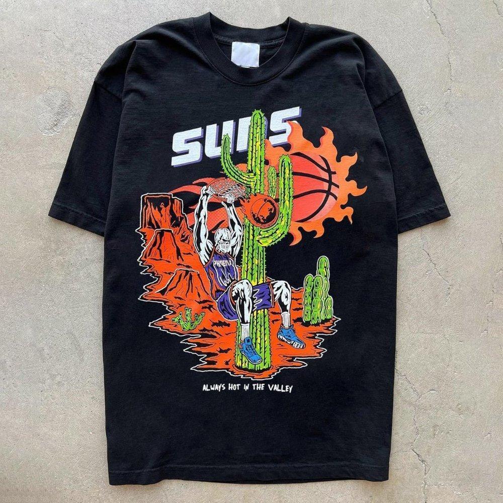 Warren Lotas Always Hot In The Valley Phoenix Suns T-Shirt Nba Suns In 4 Shirt